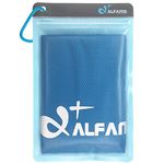 Alfamo Cooling Towel for Neck and Face (Blue, S) Cooling Rag Cool Towels for Sports Chilly Pad Wet Towel Cold Towel Cooling Neck Towel Cooling Cloth Stay Cool Towel Neck Towels to Keep You Cool Down