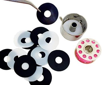 Sewing Machine Bobbin Thin Washer 12 Pcs , Shims Elf for all Home Sewing Machines . Super Slipper