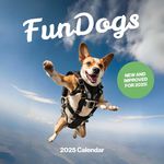 Fun Dogs Dog Calendar 2025 - Large 12 Month 2025 Calendar Month to View Funny Calendar 2025 - Wall Calendar 2025 UK Made by Fun Pets