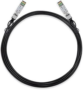 TP-Link Omada 3 Meters 10G SFP+ Direct Attach Cable, Drives 10 Gigabit Ethernet (3m distance), Cost-effective Option (TL-SM5220-3M)