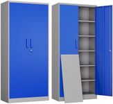 Yizosh Metal Garage Storage Cabinet