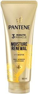 Pantene 3 Minute Miracle Daily Moisture Renewal Hair Treatment, Deep Conditionining Treatment For Dry Hair 180ml