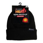 Blackrock Unisex Heat Thermal Beanie Hat Black Beanie ,Fleece, Unisex One Size