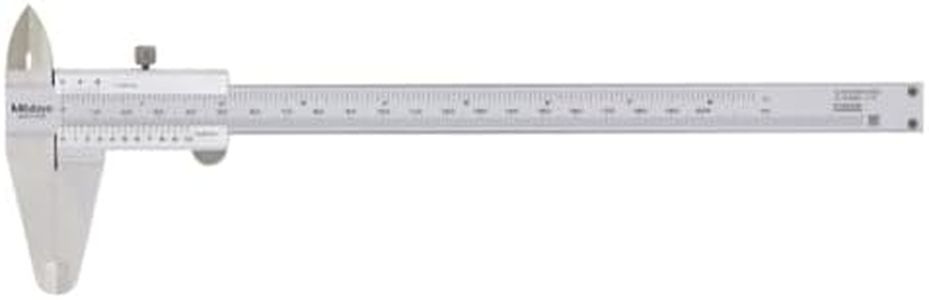 Mitutoyo 530 Series Vernier Caliper, Stainless Steel, Inch/Metric, for Depth/Inside/Outside/Step Measurements, 0-8", 1