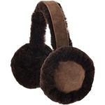 SNUGRUGS Ladies Full Sheepskin Ear Muffs with Gift Box - Brown