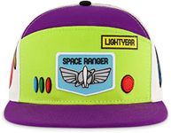 Concept One Disney Pixar Toy Story 4 Baseball Cap, Buzz Lightyear Adult Snapback Hat with Flat Brim, Multicolor, One Size, Multicolor, One Size