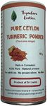 TAPROBANE EXOTICA Premium Ceylon Turmeric Powder 80g in a Can with Sprinkler Top