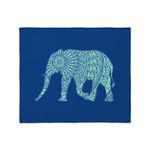 CafePress Colorful Elephant Throw Blanket Super Soft Fleece Plush Throw Blanket, 60"x50"