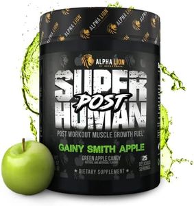 Alpha Lion Superhuman Post, Post Workout Recovery, Fast Acting Post Workout for Men & Women (25 Servings, Gainy Smith Apple)