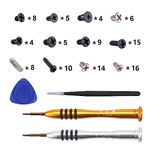 eXtremeRate Cross Screwdriver Set Opening Tools Repair Kits for Nintendo Switch OLED Console and JoyCon with Spare Screws Tweezers and Prying Tool