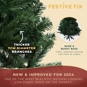 Festive Fix 4ft Artificial Christmas Tree – Green Holiday Decoration