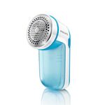 Philips Fabric Shaver, Removes Fabric Pills, Suitable for All Garments, Large Blade Surface, Cleaning Brush, Includes Batteries, Blue (GC026/00)