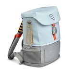 Stokke JetKids Crew BackPack, Blue Sky - Kid’s Lightweight Expandable Bag - Great for School & Travel - Adjustable & Water-Resistant - Best for Ages 2-7