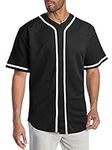 Hat and Beyond Mens Baseball Jersey