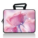 7-9 inch Tablet Sleeve, Evecase 7~8 inch Tablet Ultra-Portable,Neoprene Zipper Carrying Sleeve Case Bag Compatible with 7" 8" 8.5" 8.9" 9" Apple iPad Mini, Samsung Galaxy Tab,Google, Acer (Rose)