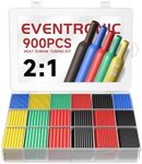 900PCS Heat Shrink Tubing 2:1, Even