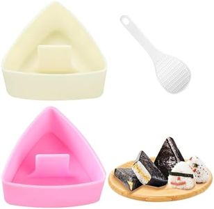 Sushi Mold，Triangle Rice Ball Making Kit，Maker Sushi Mold for Kid Lunch Bento, Home DIY