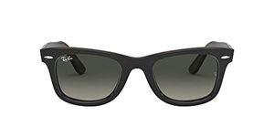 Ray-Ban RB2140 Original Wayfarer Square Sunglasses, Grey On Havana/Light Grey Gradient Dark Grey, 50 mm