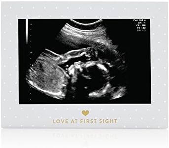 Little Blossoms Sonogram Picture Frame Pregnancy Keepsake, Gender-Neutral Nursery Décor for Soon to Be Baby Girl or Baby Boy