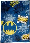 Franco Batman Kids Bedding Super Soft Plush Throw Blanket, 62 in x 90 in, (Officially Licensed Product)