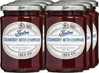 Wilkin & Sons Tiptree Strawberry with Champagne Conserve / Case of 6 x 340g Jars / Vegetarian, Vegan, Coeliac Friendly