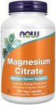 Now Foods, NOW Supplements, Magnesium Citrate, 240 Veg Capsules