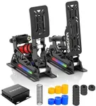 SIMSONN PRO X Ultra Sim Racing Pedals PC Racing Simulator Load Cell HE Hydraulic Pedals Support Haptic Reactor (PRO X Ultra P2-H2)