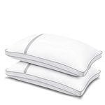 BedStory Pillows 2 Pack Hotel Quality, Down Alternative Pillows, Supportive Filled Pillows for Neck/Back/Side Sleeper, Standard Size 42X70CM