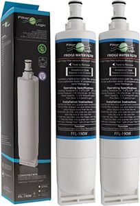 FilterLogic FFL-190W | 2x Filtro acqua compatibile con Whirlpool SBS200, 484000008726 - SBS002, 481281729632 - SBS001 - Wpro USC009/1, USC009, 484000008552 Cartuccia frigorifero americano