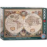 EuroGraphics Antique World Map Puzz
