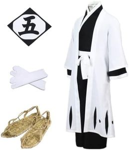 GDXMCCOS Anime Men Cosplay Costumes white Robe party Halloween suit (XX-Large)