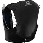Salomon Unisex ADV Skin 12 Hydration Pack with Flask, Black/Ebony, M