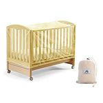 AmazingHind Mosquito Insect Net for Crib, Cot Bed with Zipper - Crib Climbing Prevention & Pet Barrier - Color: Peach (Crib Net)