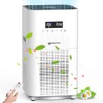 Dayette AP401 Air Purifiers for Home Large Room, Up to 3000 Sq Ft Air Purifier with PM 2.5 Display Air Quality Sensor, H13 Ture HEPA Air Filter for Pets Smoke Dust Allergies, 22dB (CADR 400+ m³/h)