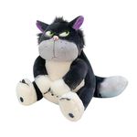 BUY DON'T BYE Angry Cat Plush Toy | Stuffed Cartoon Cat Toy for Children | 40cm Soft Plush Animal Toy Birthday Gift for Kids | Lucifer Cat Plush Toy