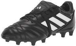 adidas unisex adult COPA GLORO Football boots Firm Ground SHOES, Black/Silver Metallic/Lucid Blue, 10 Women 9 Men US