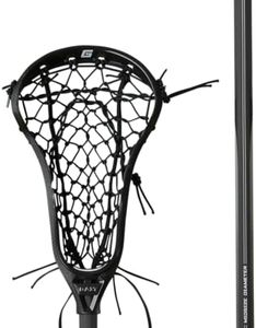 City Sports Gait Air 2 D Women's Lacrosse Stick - Enhance Defensive Skills with Ball Dislodgement Technology and Quick-Release Scoop (Black)