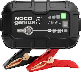 NOCO GENIUS5 5A Smart Battery Charger – 6V/12V Portable Maintainer