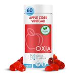 Nova Pharma Oxia Apple Cider Vinegar Gummies – Vegan, Gluten-Free Vitamin, Relieves Stomachache, Prevents Indigestion and Night Cramps, Strengthens Hair & Boosts Skin Radiance - 60 Gummies