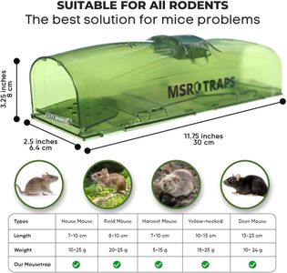 MSR XL Humane Mouse Traps, 2-Pack – Extra Large Rodent Catcher