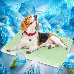 Mora Pets Dog Cooling Mat Breathable Cooling Pad for Dog Cats Washable Pet Cooling Mat for Indoor Outdoor Pets with Non-Slip Bottom 36 x 24 inch Medium
