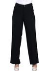 Channel-F COPPERNIK Women's Korean Pants, High Rise Baggy Fit Trousers | Black (XXX-L)