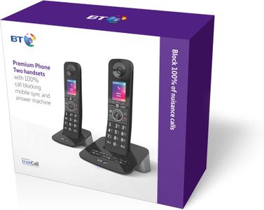 BT Cordless Landline Phone Twin Pack – Wireless Home Phones