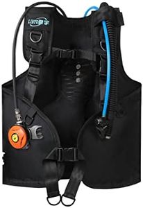 DGLUYUDV Sistema de buceo recargable de 5.5 horas, compresor de aire impermeable con manguera de 39 pies y regulador de respiración de buceo, equipo de buceo para pesca recreativa (BCD)