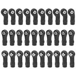 Linkage Rod End, 30 Pcs RC Linkage Rod End Tie Rod End Ball Head Joint RC Car Steering Linkage Rod End Set for Traxxas ‑4 1/10 RC Car Car Model Accessory