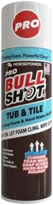 Bull Shot Tub & Tile Spray, As Seen On TV, Clinging Foam Bathroom Cleaner for Soap Scum, Hard Water, Tub, Tile & Shower Doors