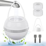 Fitespot Bath Filter for Tub Faucet -Bath Water Filter 2 Filter Cartridges, Bath Water Filter for Tub Faucet, Removes Hundreds of Contaminants for Softer, Smoother Skin, 2,500 Gallons of Filtration