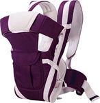 Teeny Weeny Kid Baby Carrier Cum Kangaroo Bag Comfortable Support With Belt Baby Carrier Cum Kangaroo Bag (Purple, Front Carry Facing Out)