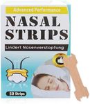 Nasal Strips for Sleeping - Anti-Snore Nose Strips to Improve Airflow - 50pcs (Tan)