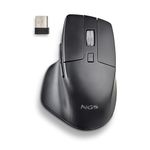 NGS HIT-RB Wireless & Rechargeable Multimode Mouse, Black